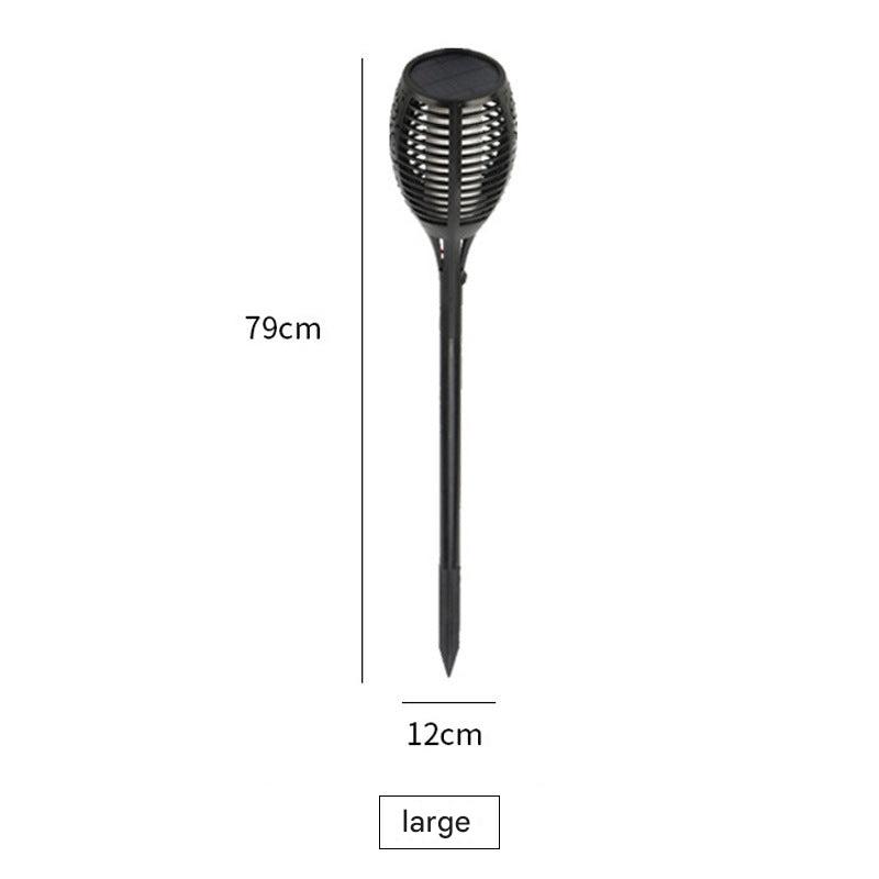 Solar flame lamp outdoor