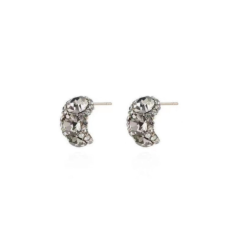 Minimalist Geometric Alloy Earrings Image 1
