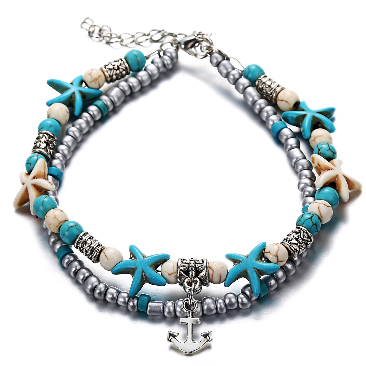 durable double-layer ankle bracelet