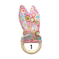Wooden Ring Teether: Rabbit Ears No. 1