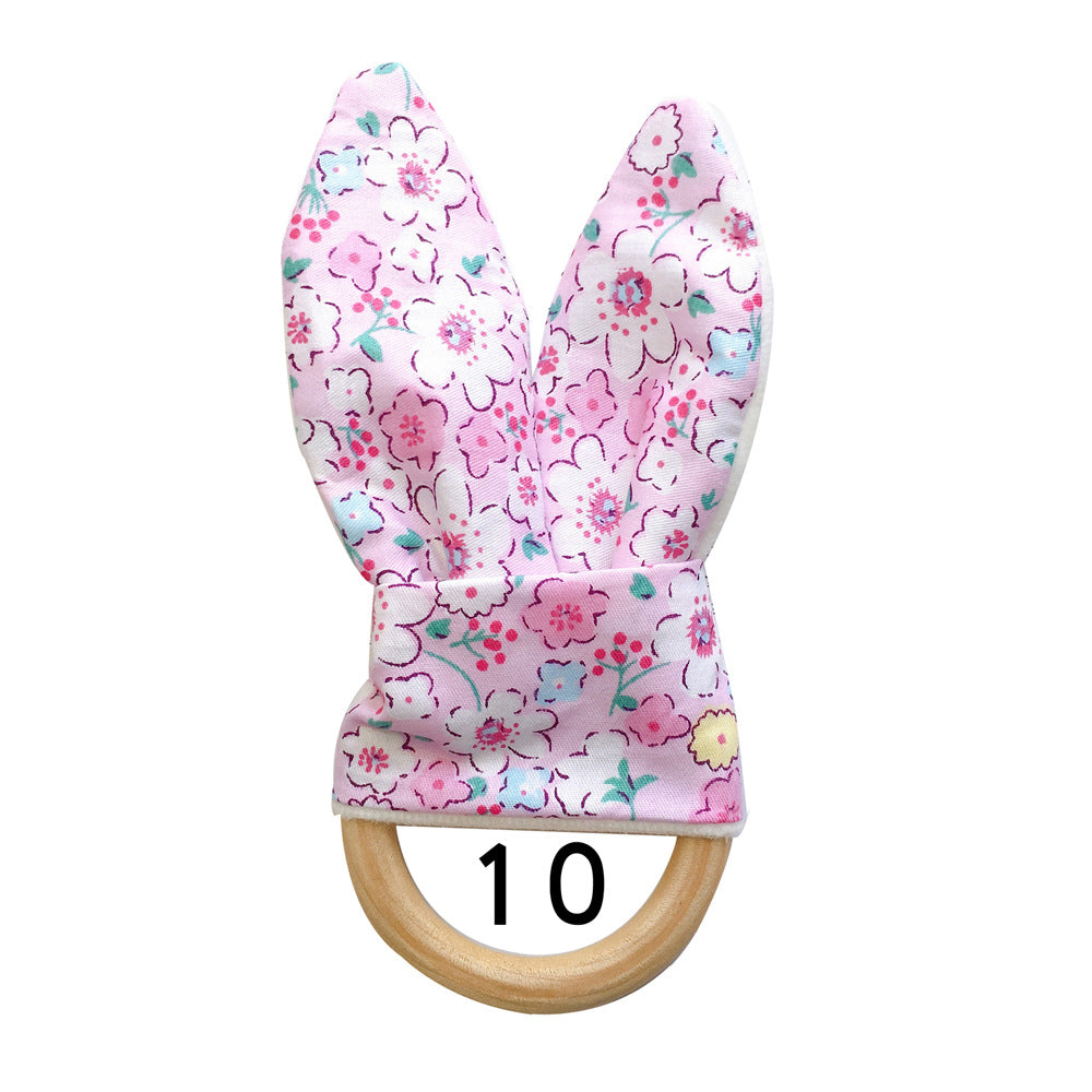 Natural Wooden Baby Teething Ring Image 8