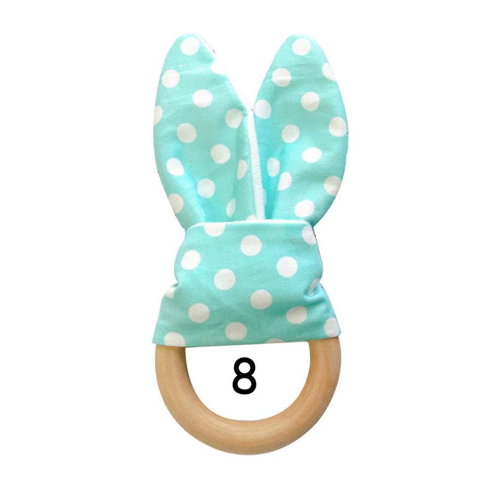 Natural Wooden Baby Teething Ring Image 10