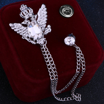 Wearing the Vintage Eagle Brooch - Image 7
