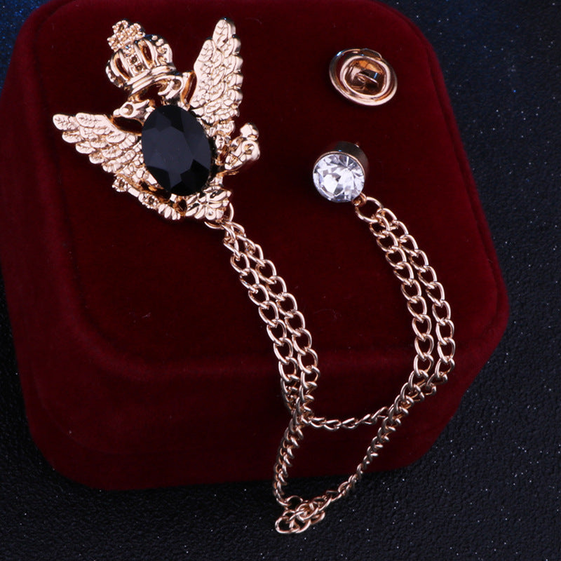 Wearing the Vintage Eagle Brooch - Image 7
