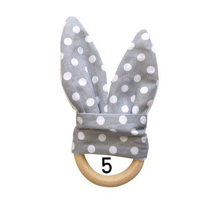 Natural Wooden Baby Teething Ring Image 3