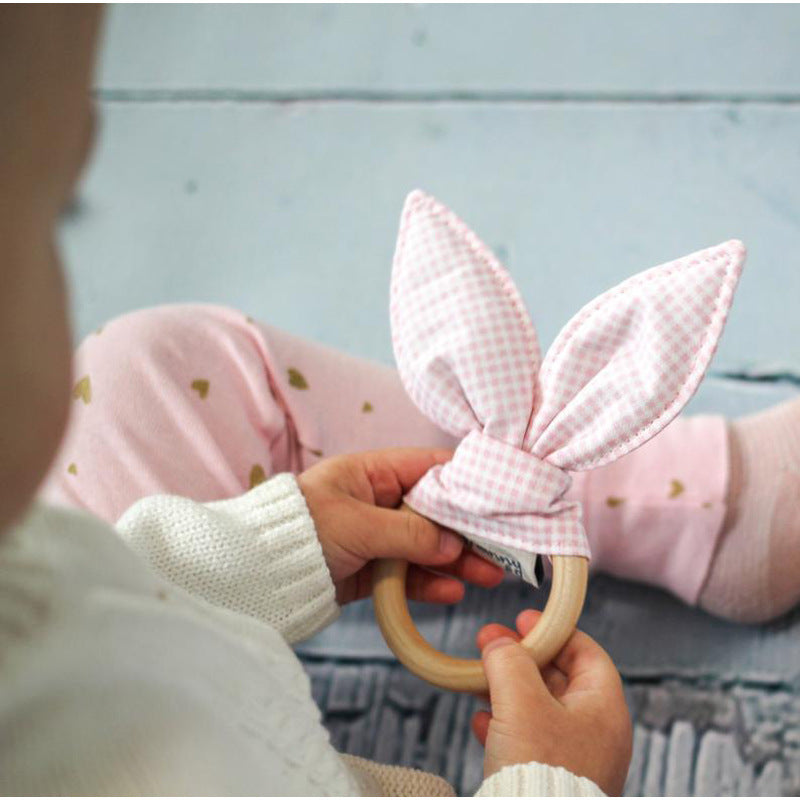 Natural Wooden Baby Teething Ring Image 9
