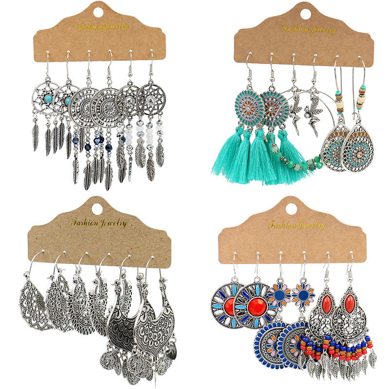 Close-up of fashion accessory waterdrop earrings