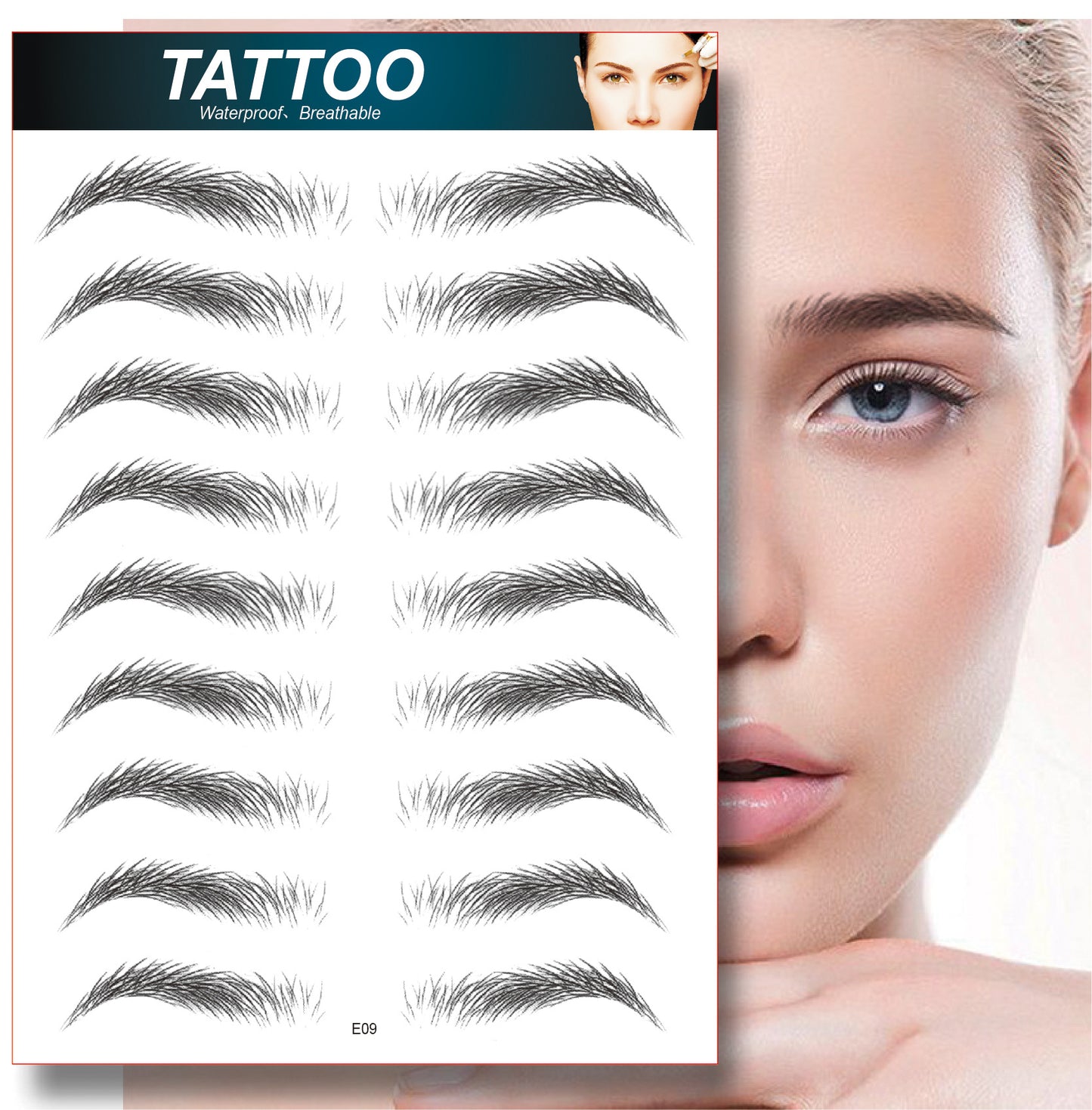 Easy Application Brow Stickers - Image 5