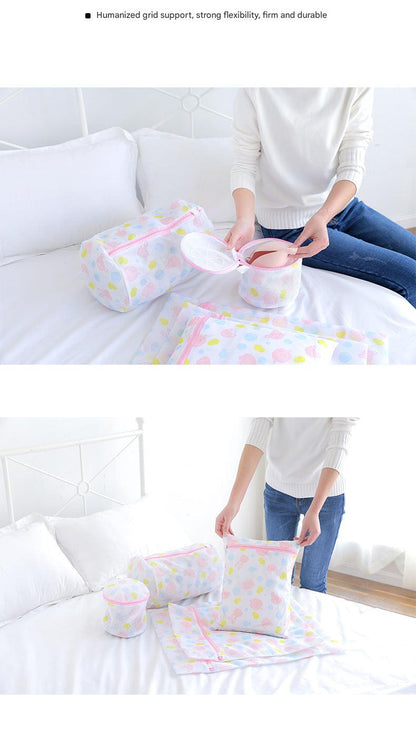 Durable cartoon print laundry bag 1