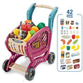 Supermarket Shopping Cart Set (Non-electric) Purple 1kg (Pack of 3)