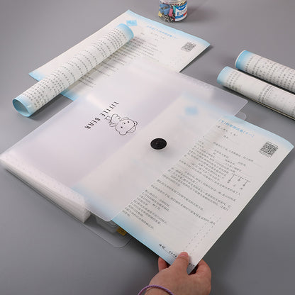 multifunctional A4 document bag open