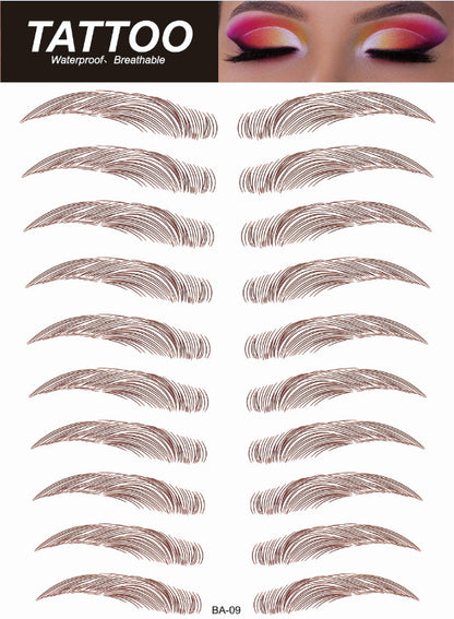 Waterproof Eyebrow Stickers - Image 2