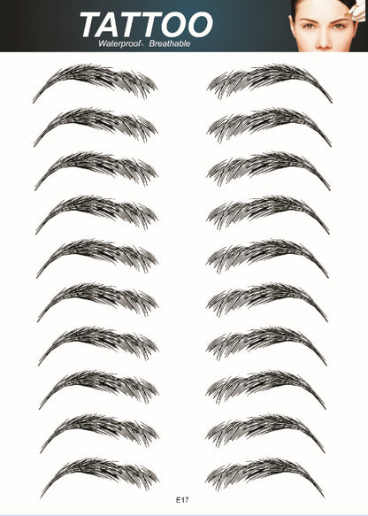 Realistic Temporary Brow Tattoos - Image 3