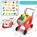Supermarket Shopping Cart Set (Non-Electric) Red 1kg (Pack of 3)