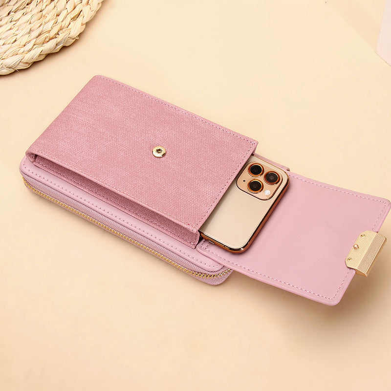 Apricot small purse for everyday use