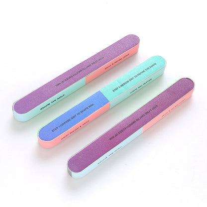 nail buffer tool showing all sides for polishing