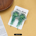6- Lace Flower Green Crystal