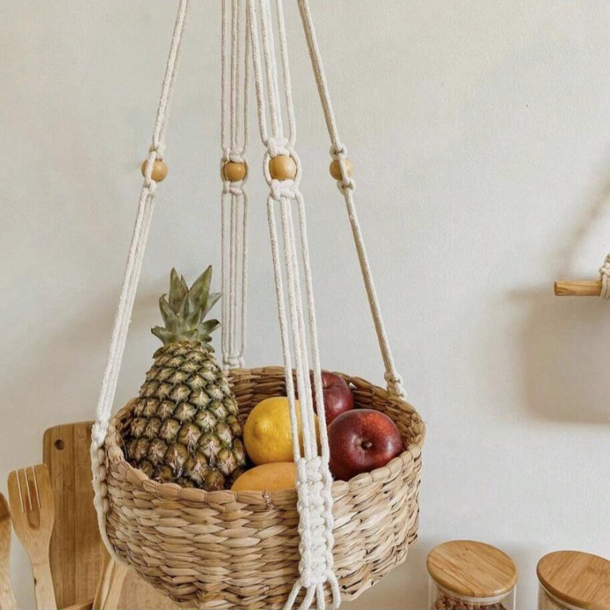 Durable cotton hanging basket image 7