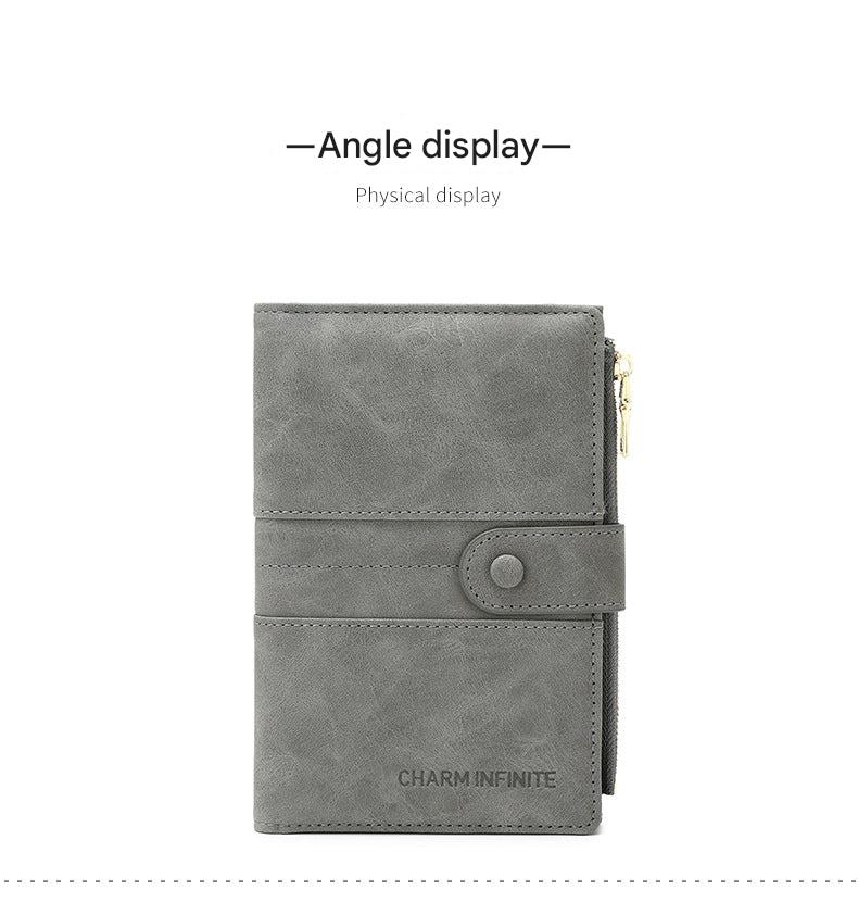 RFID passport holder in blue