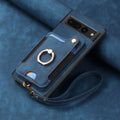 Blue [with leather lanyard]