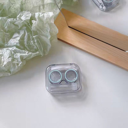 Clear Portable Contact Lens Case Image 1