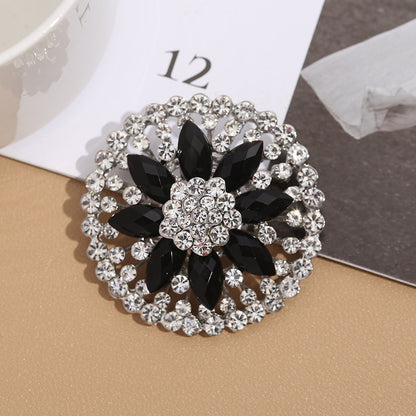 Premium Alloy Flower Brooch Pin Image 8