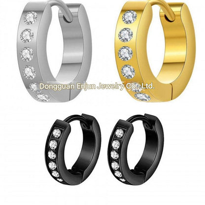 Gold geometric earrings for modern style enthusiasts