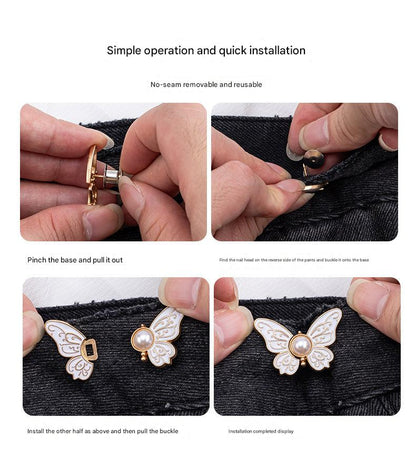 Adjustable Waistbutton for jeans