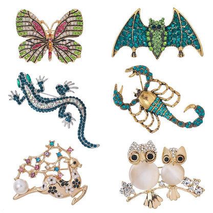 Custom set of animal brooches