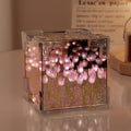 10 Purple Cube Tulips