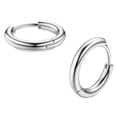 Stylish G23 titanium earrings image 1