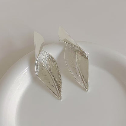 Vintage-inspired alloy earrings
