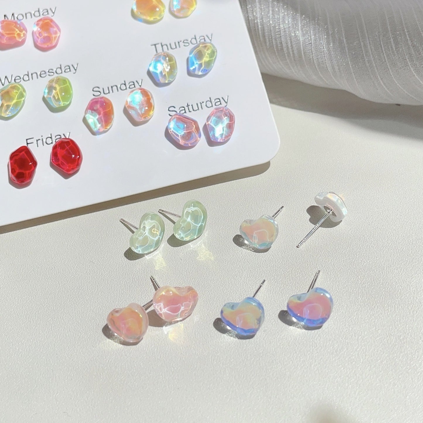Colorful Butterfly Stud Earrings image 8