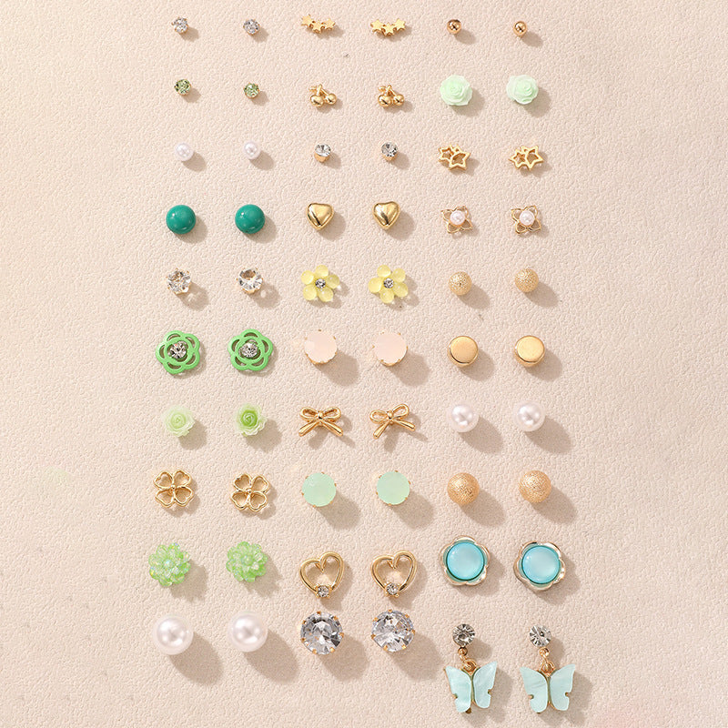 Stylish pearl earrings close-up image 5