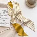 Yellow polka dot approximately 6*90CM