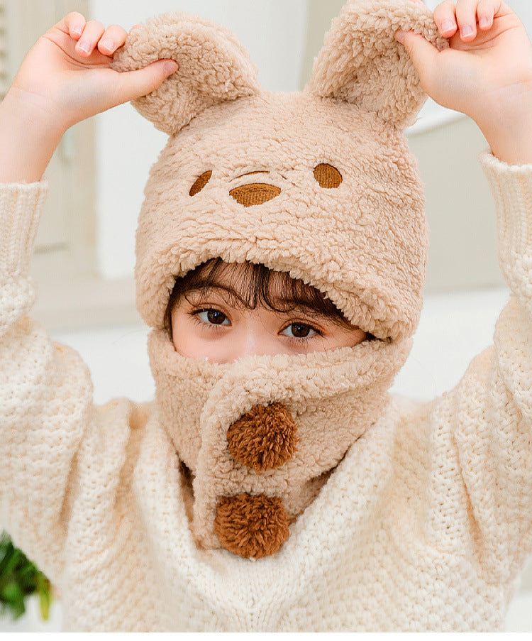 Stylish bear design hat for kids - image 10