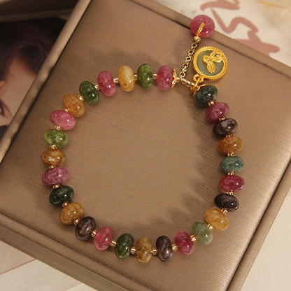 Exquisite Tourmaline Bracelet Close Up - Image 2