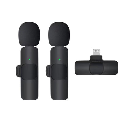 Wireless clip-on microphone for streaming
