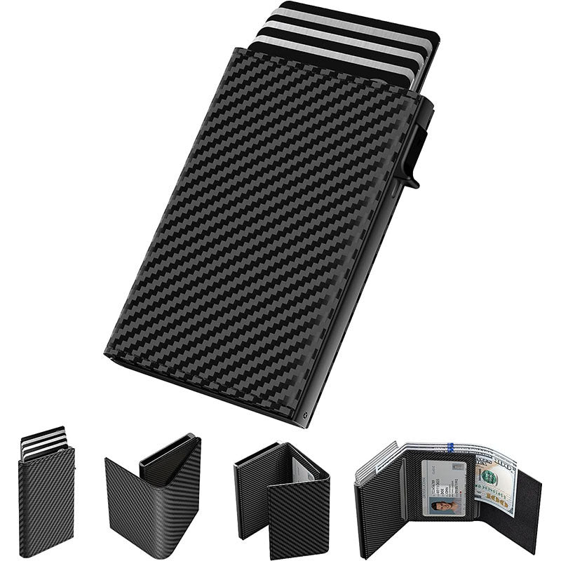 Trifold wallet open view image 2