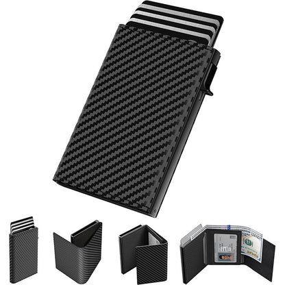 Trifold wallet open view image 2
