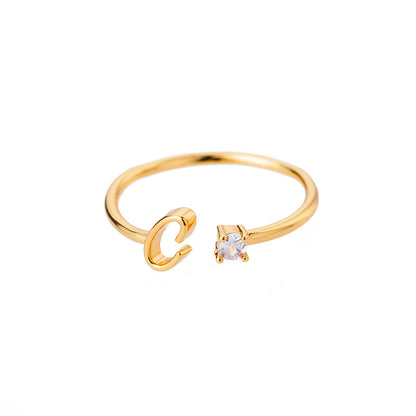customized gold ring for unisex
