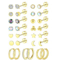 Gold 15 Pairs Set