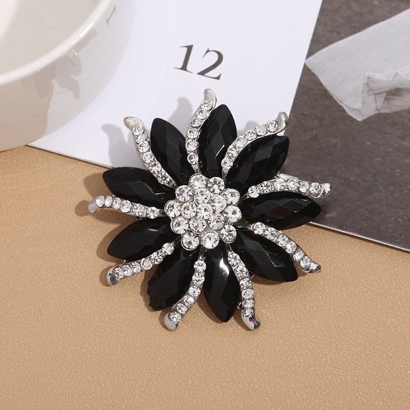 Premium Alloy Flower Brooch Pin Image 3