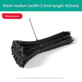 Medium Black 2.5*150mm [100 pieces]