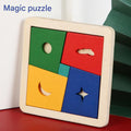 Poplar Wood Magic Mini Puzzle Board (Pack of 1)