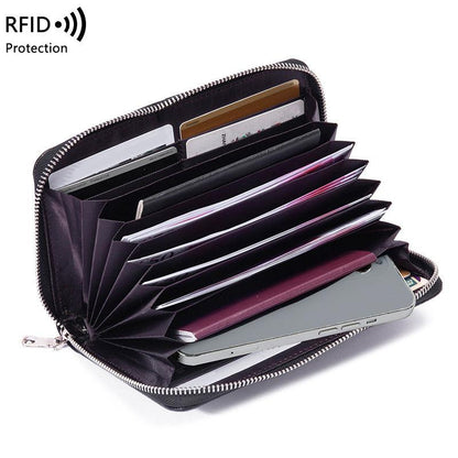 Premium RFID Leather Passport Holder Image 5