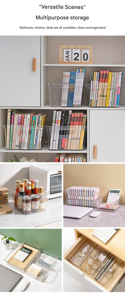 Office desk organization solution in clear plastic - image 4