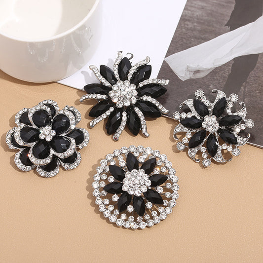 Premium Alloy Flower Brooch Pin Image 6