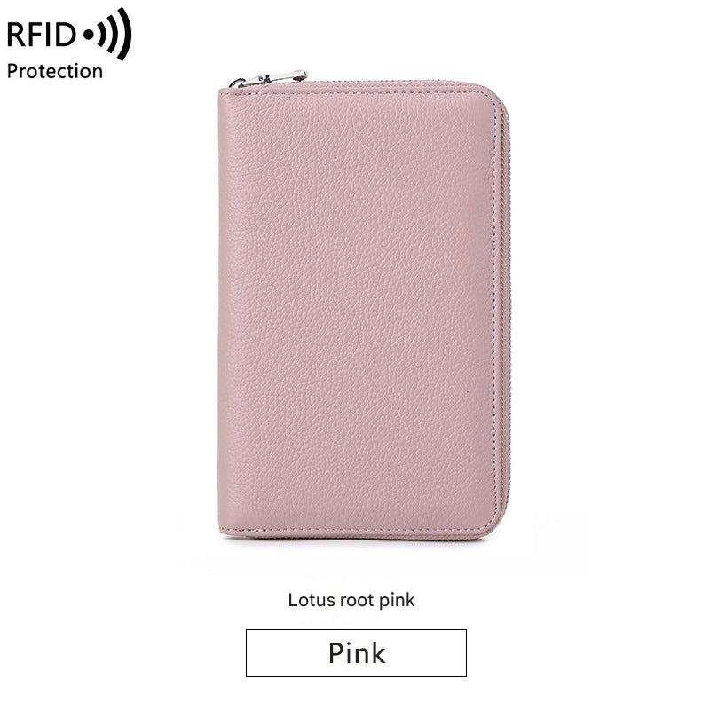 Premium RFID Leather Passport Holder Image 4