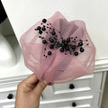 Organza Half Hat Pink
